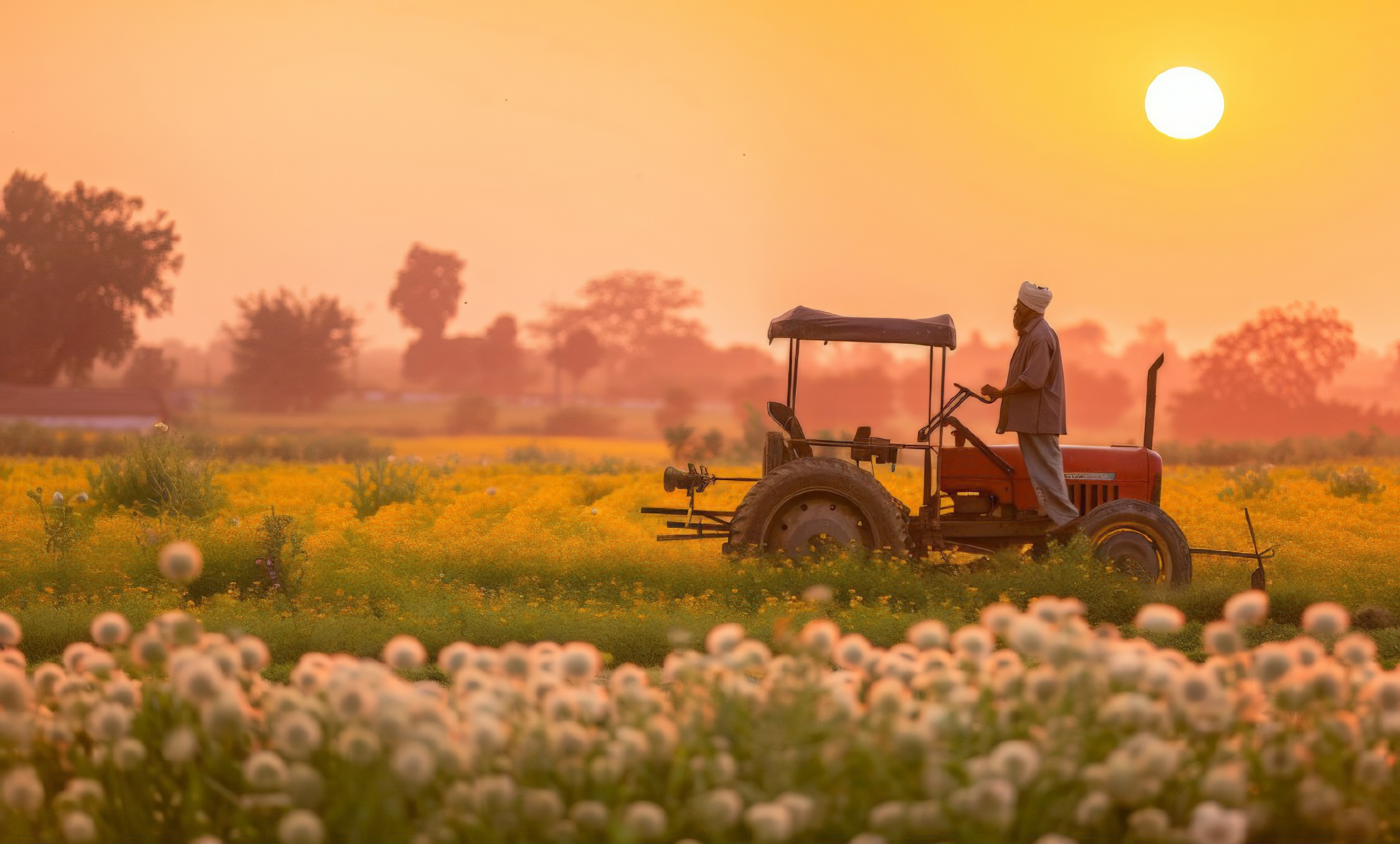 Local Indian farmers and artisans